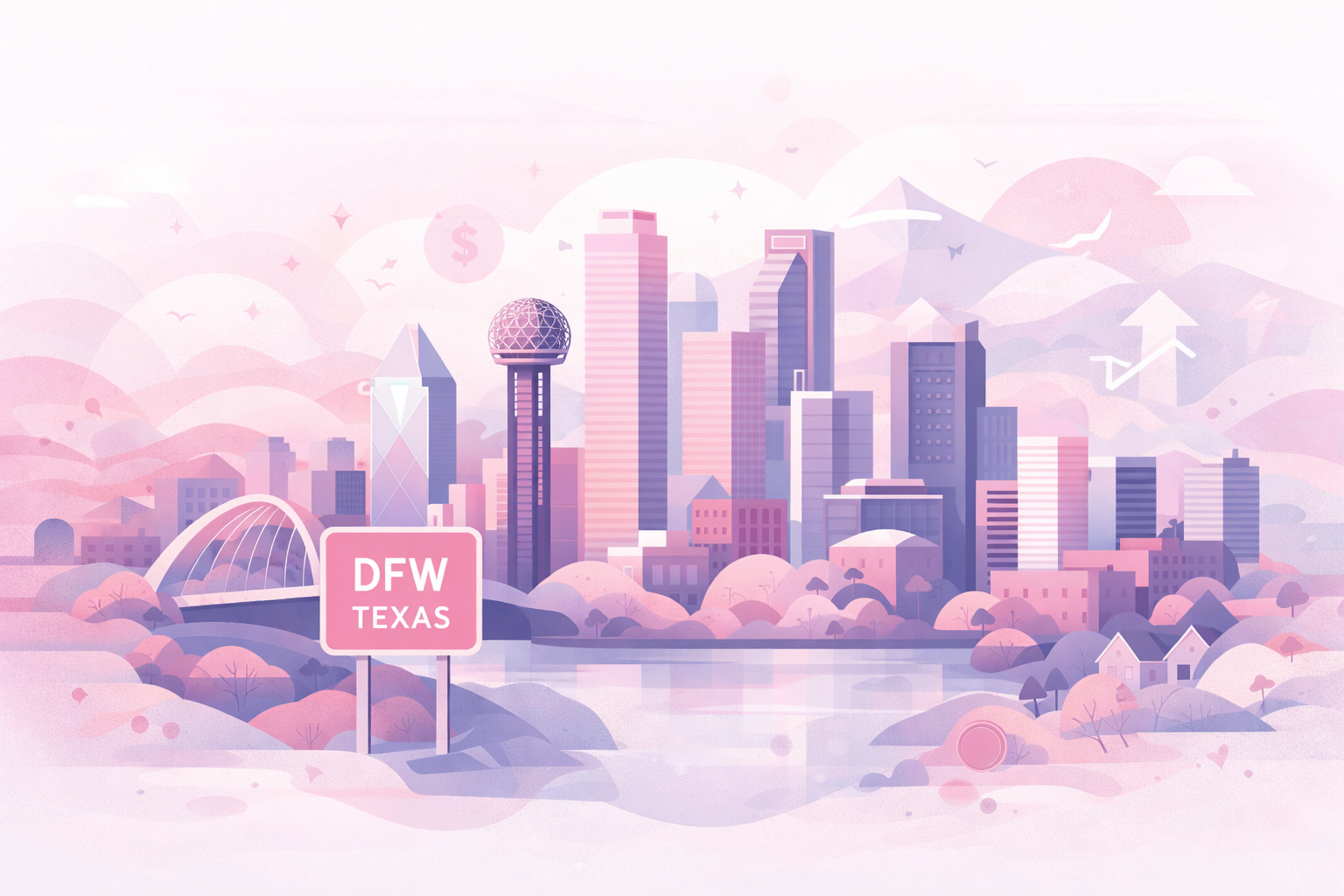 DFW bookkeeping and business support illustration