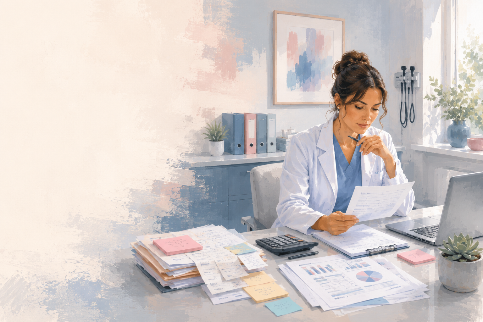 Financial reporting and bookkeeping support for medical and wellness practices